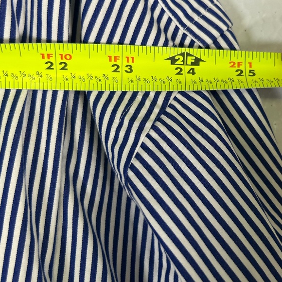 Polo Ralph Lauren Navy‎ Striped Regent Classic Fit Men's Shirt Size 36/37 Tall - Picture 9 of 9